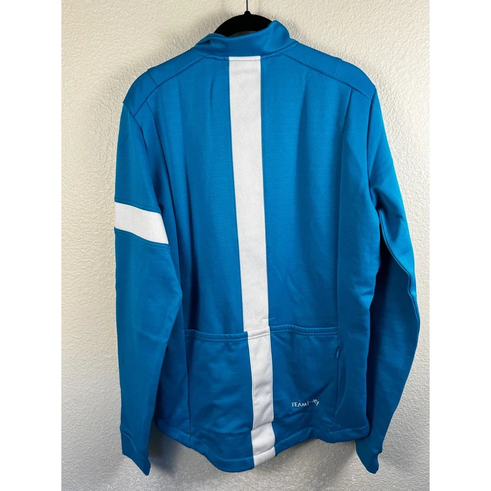 Rapha Team Sky Training Winter Jersey Mens L Full Zip Cycling Jacket Merino Wool